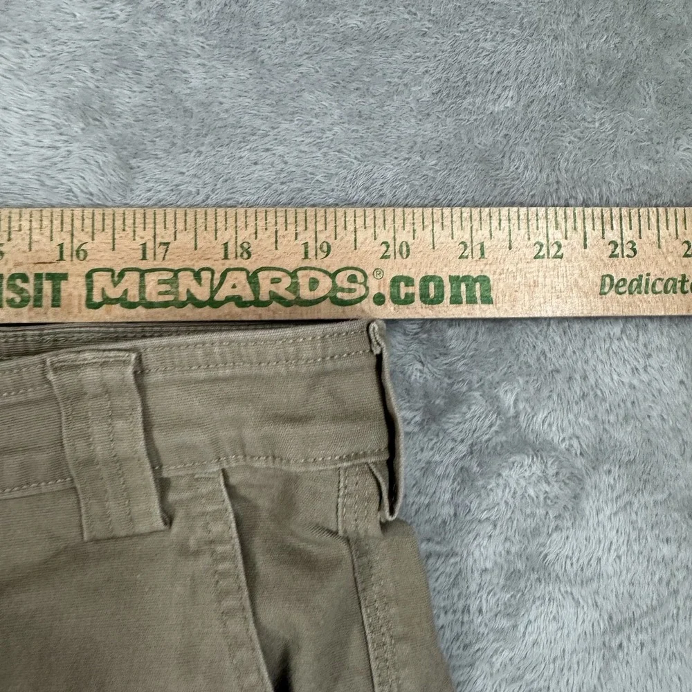 Flex Fire Hose Shorts Mens 40 Beige Canvas Gusseted Hammer Loops Carpenter Flex